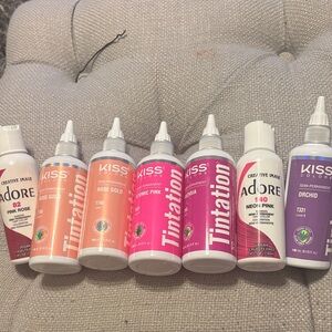 Kiss Tintation Hair Color Collection - Pink and Purple Shades